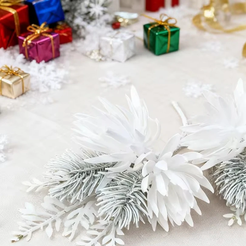 

Artificial Flowers Home Room Christmas Halloween Wedding Decoration Garland Bridal Table Arrangements Clearance Diy Gifts Plants