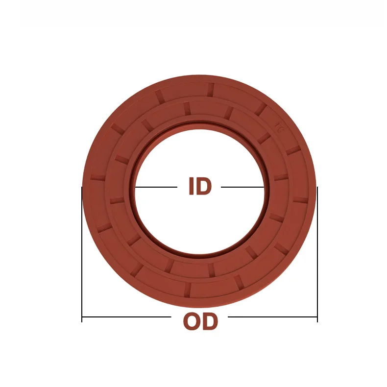 FKM TC/TG Öldichtung ID 45-60mm - Hochtemperatur- und Korrosionsbeständige Rotationswellendichtung für Pumpen/Getriebe (Glatter/Gewindeter Außendurchmesser) – Detail 3