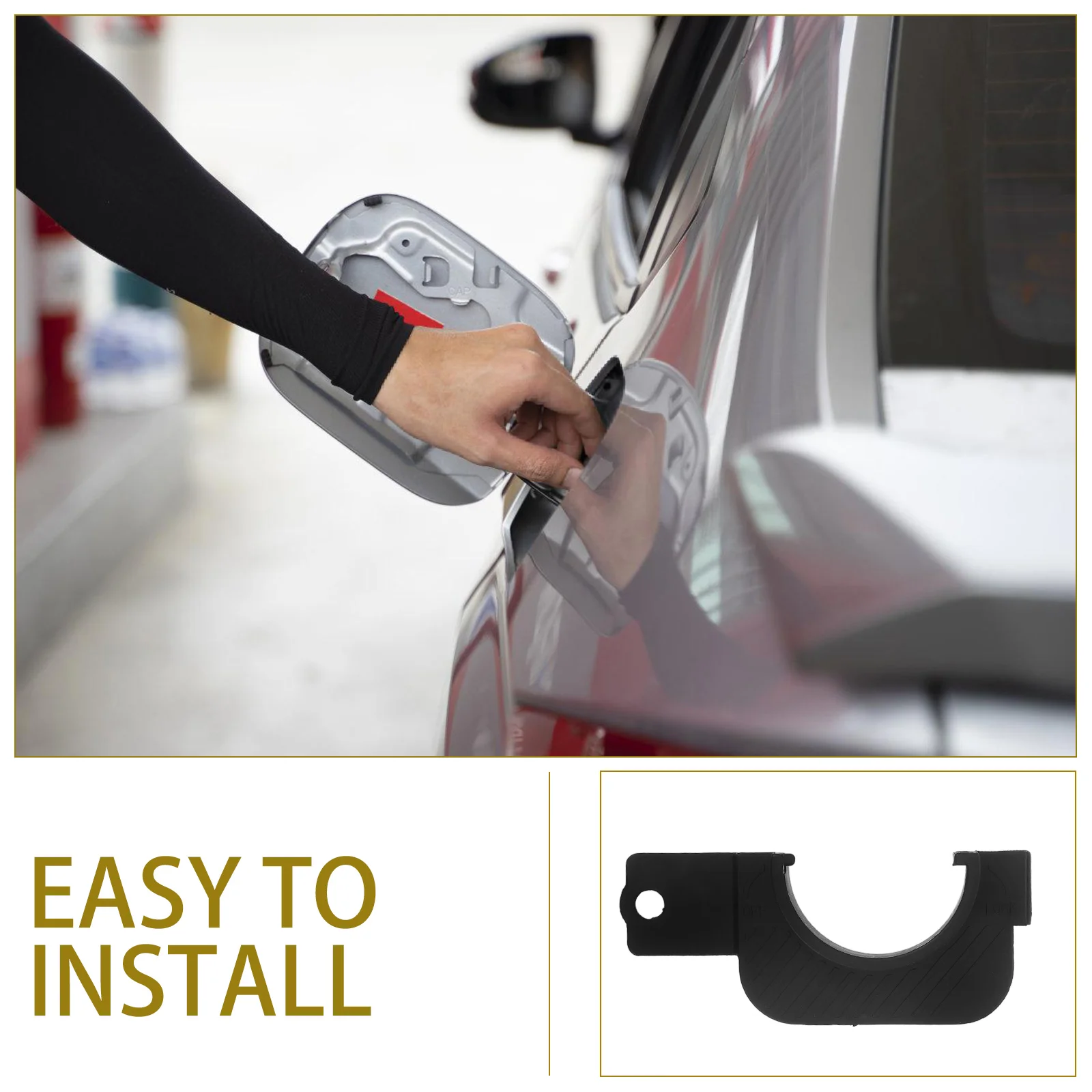 

Car Plastic Gas Bracket Replacement Vehicle Accessories Fuel Tank Cap Holder Antislip Design Easy Installation Universal Fitment