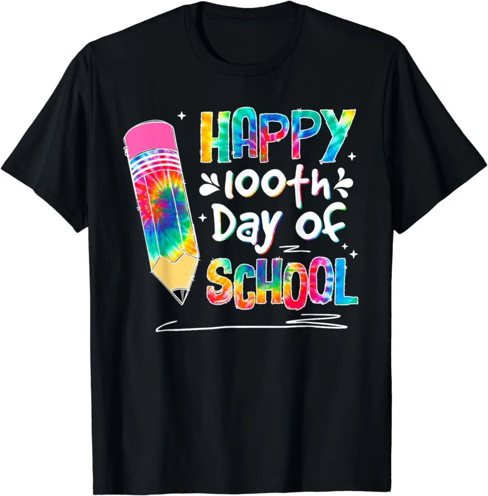 

Футболка унисекс с надписью Happy 100th Day Of School учеников