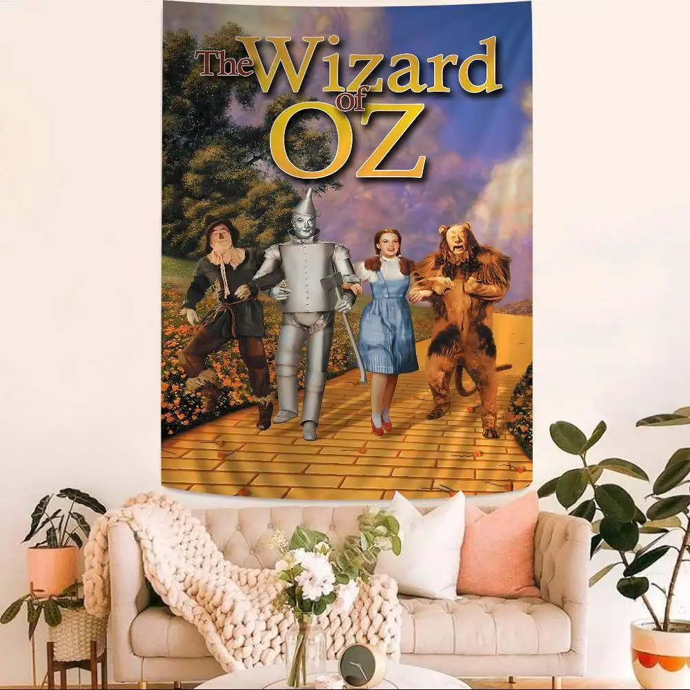 The W-Wizard of O-Oz Vintage Chart Tapestry Art Science Fiction Room Home Decor Cheap Hippie Wall Hanging