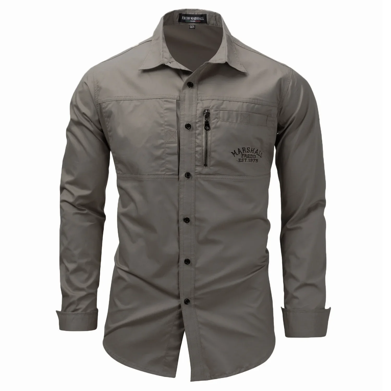 3XL Plus Size Mens Long Sleeve Lapel Cotton Casual Shirt  Fans Outdoor Hiking Sports Shirt Clothes Tops