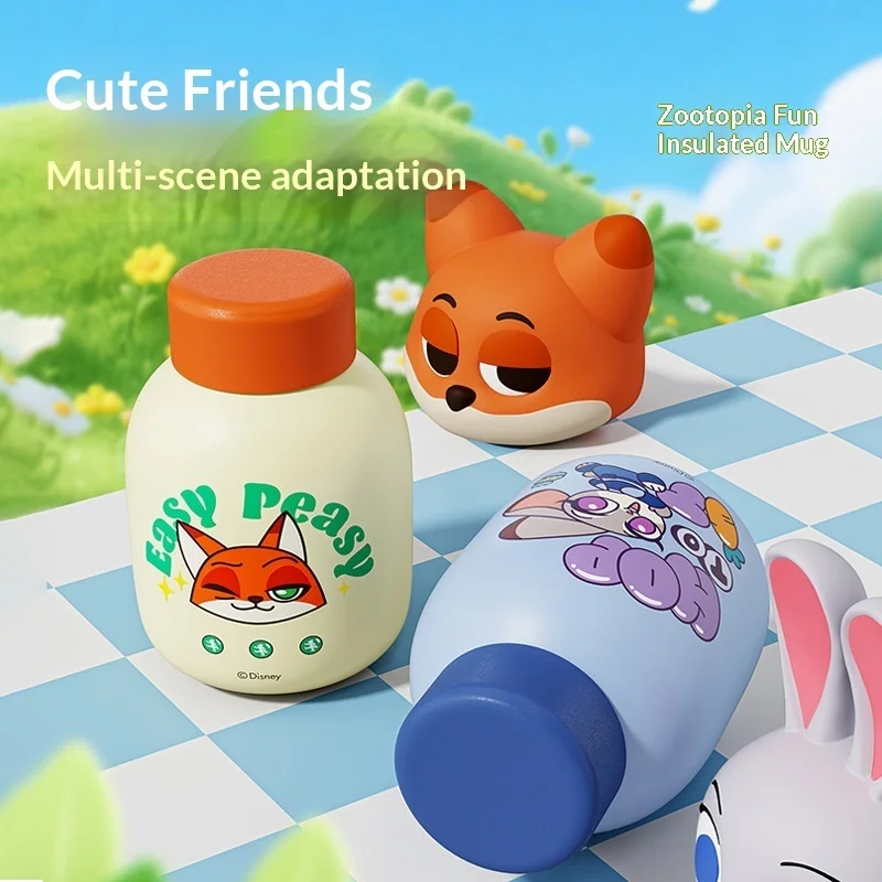 

Disney Zootopia Judy Nick Kids' Stainless Steel Insulated Cup Cute Children's Water Cup Portable Student Thermos Kids' Gift