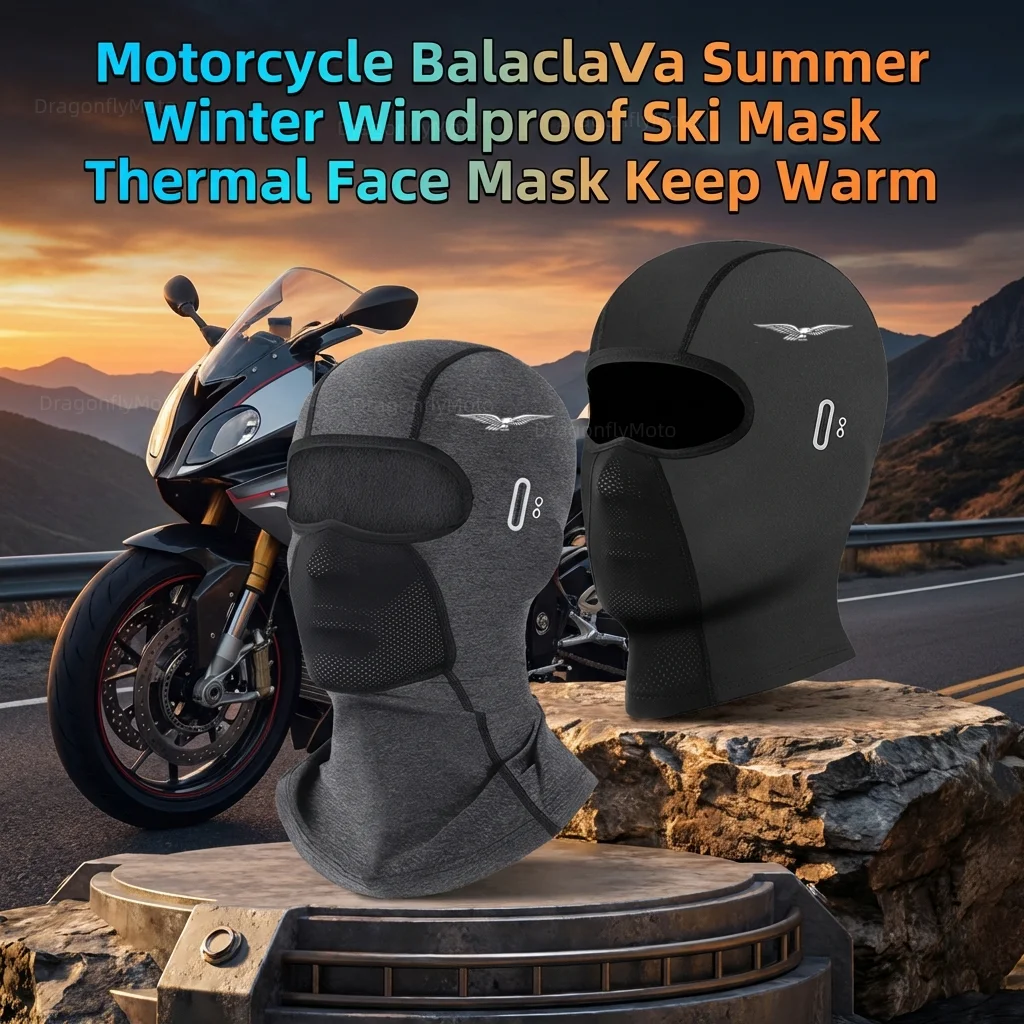 For Moto Guzzi Breva 850 1100 1200 GRISO BREVA 1100 NORGE 1200 GT8V BREVA 750 V7 Motorcycle Balaclava Summer UV Protection
