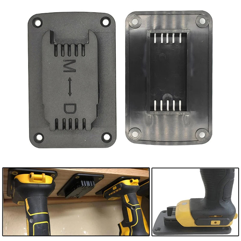 Imagem -03 - Suporte de Ferramentas de Parede Dock Dewalt Fixação de Dispositivos Suporte para Ferramentas 14.4v 18v 20v Milwaukee 18v Pcs