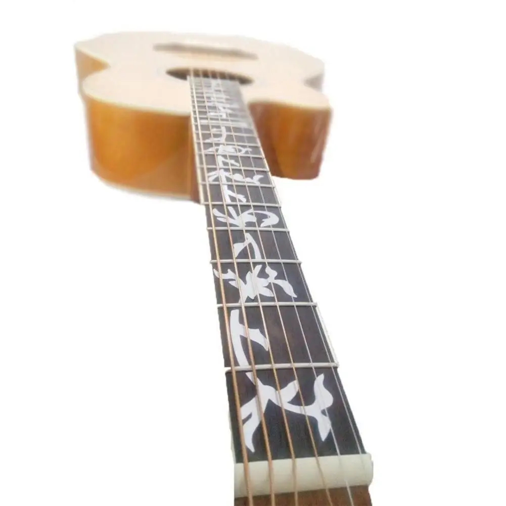 Electric Acoustic Guitar Stickers Inlay Decal Ultra Thin Fretboard Sticker for Guitar Accessories Dropship