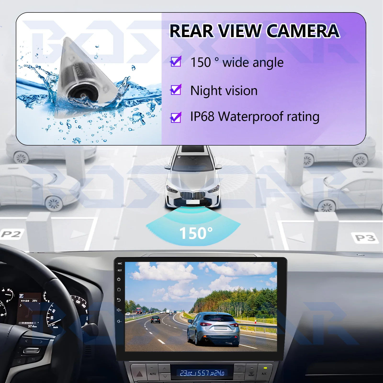 

For Volkswagen Tiguan 2010 2012 2013 2015 Superior Waterproof Front View Camera HD Night Vision 150° Wide Angle