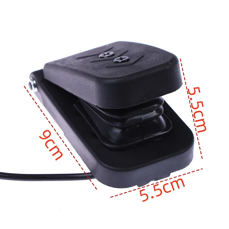 1 Pcs Black Plastic Foot Pedal Brake Electric Bike Tricycle Accelerator Pedal Speed Control Electric Throttle Accessories