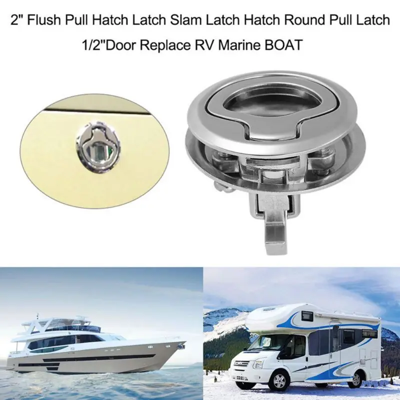 Metal Pull for Hatch for Latch RV Home Cabinet Drawer Doorknob Wearproof Furniture Wall Cupboard Handle Boat Hardware