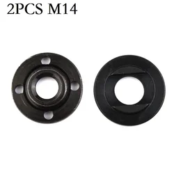 2pcs Thread Angle Grinder Inner Outer Flange Nut Set Tools Metal Pressure Plate Nut Replacement For Angle Grinder Sander