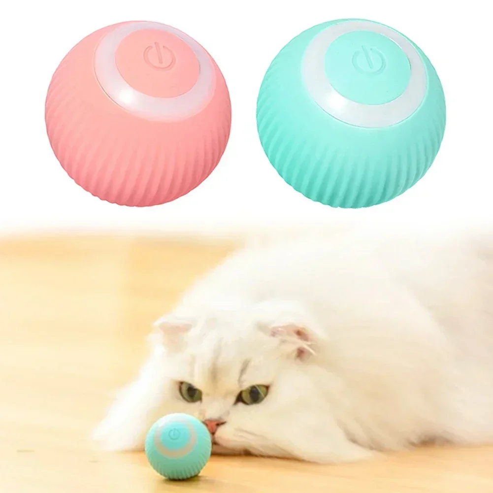 

Automatic Rolling Cat Ball Interactive Toy Electric Kitten Training Toys Self-moving Kitten Toys For Indoor Interactive