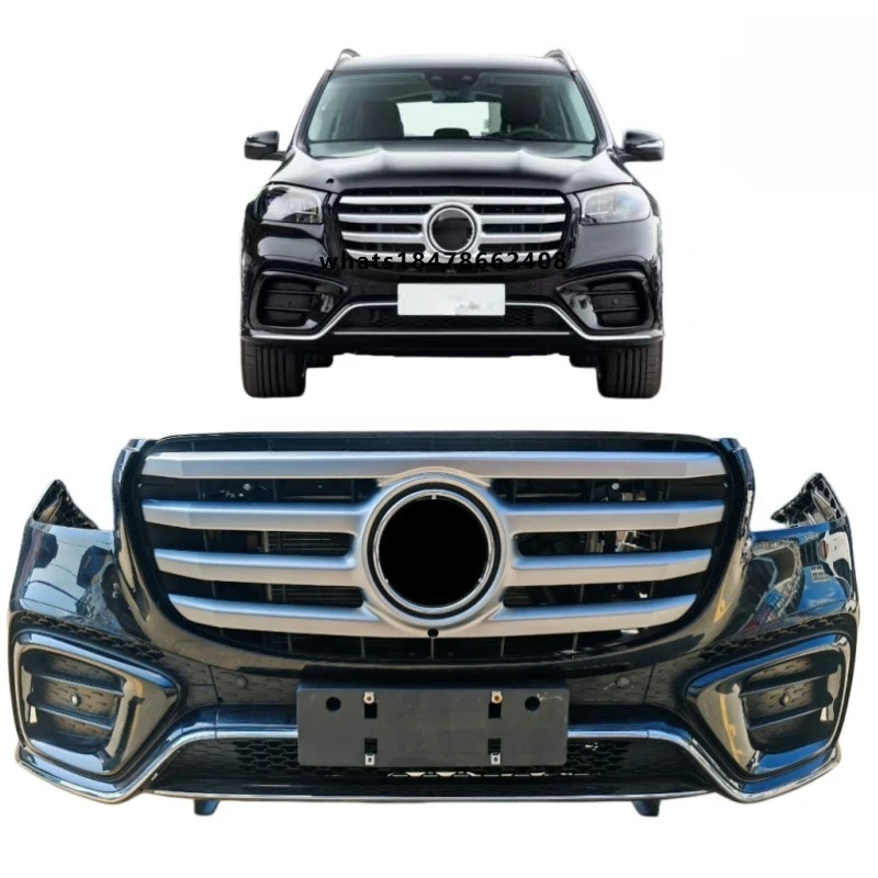 Car bumper assembly for GLS450 167 inch bumper. Includes grille and radiator.