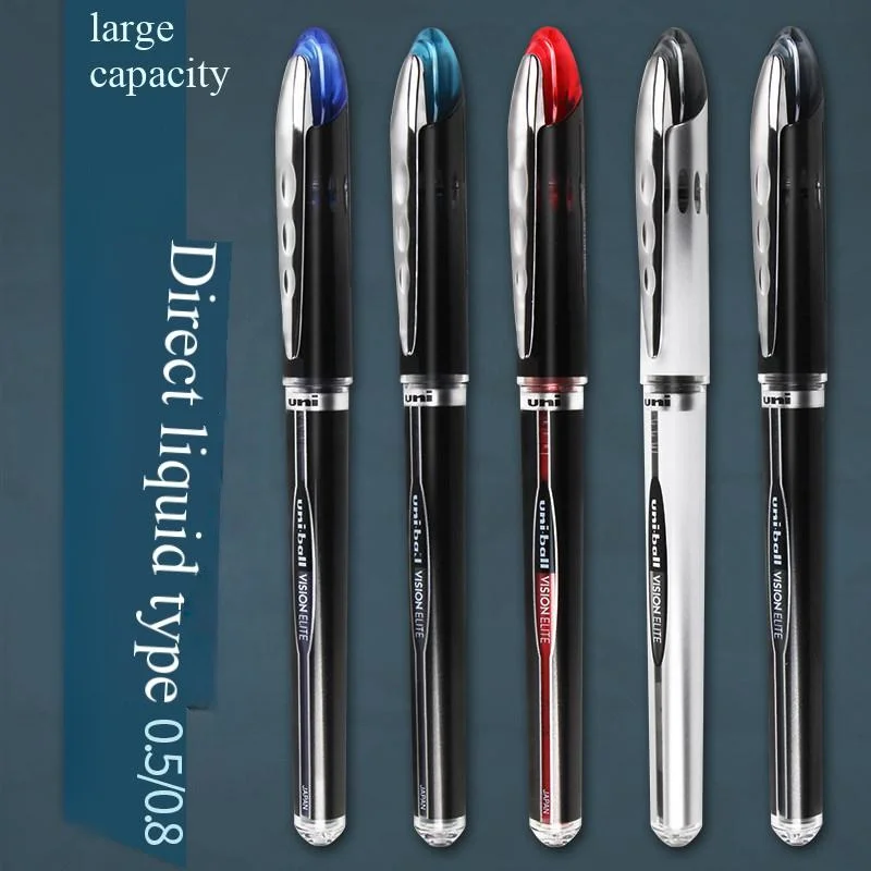 

Uni UB-200 Direct Liquid Large-capacity Gel Pen 0.5/0.8mm Stainless Steel Bullet Pen Tip,Smooth Writing,Ballpoint Stationery Pen