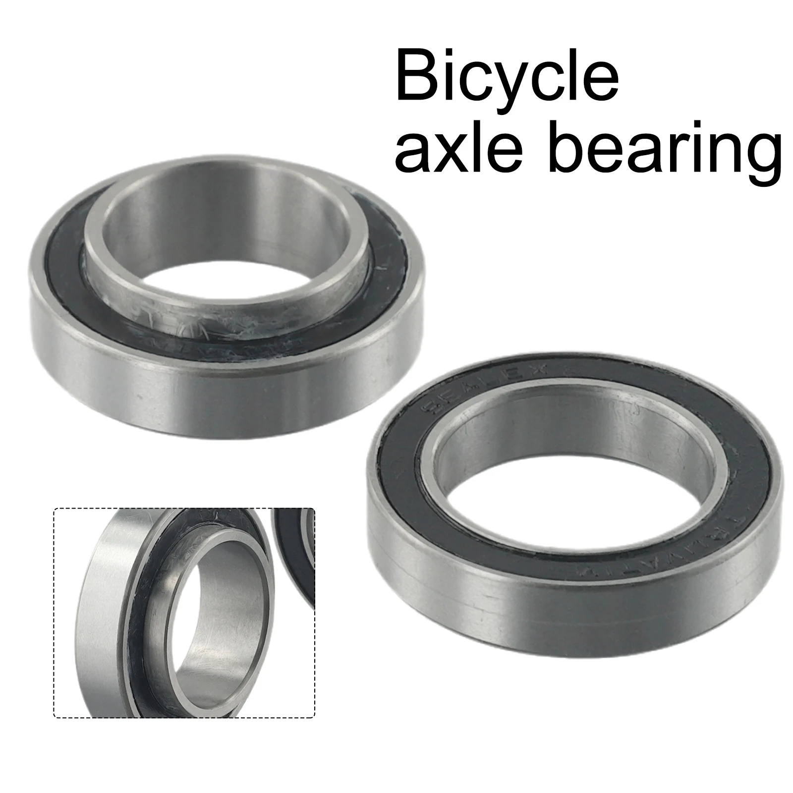 For SRAM GXPs Compatible Bike Bottom Bracket Bearings Set 2 Pcs MR22237 & MR2437H8-2RS Steel Bearings Front & Rear Hub Upgrade