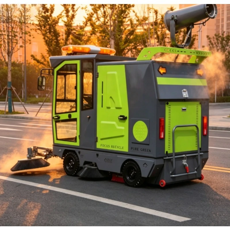 Mini Commercial Battery Type Small Sweeping Machine Electric Powerful Industrial Street Road Floor Sweeper Factory Wash Vehicle
