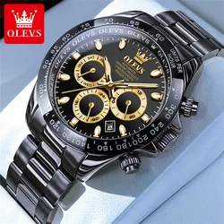 OLEVS 6638 TOP Brand Automatic Mechanical Watch for Men Multi-function Chronograph Date Waterproof Luxury Original Watch Men