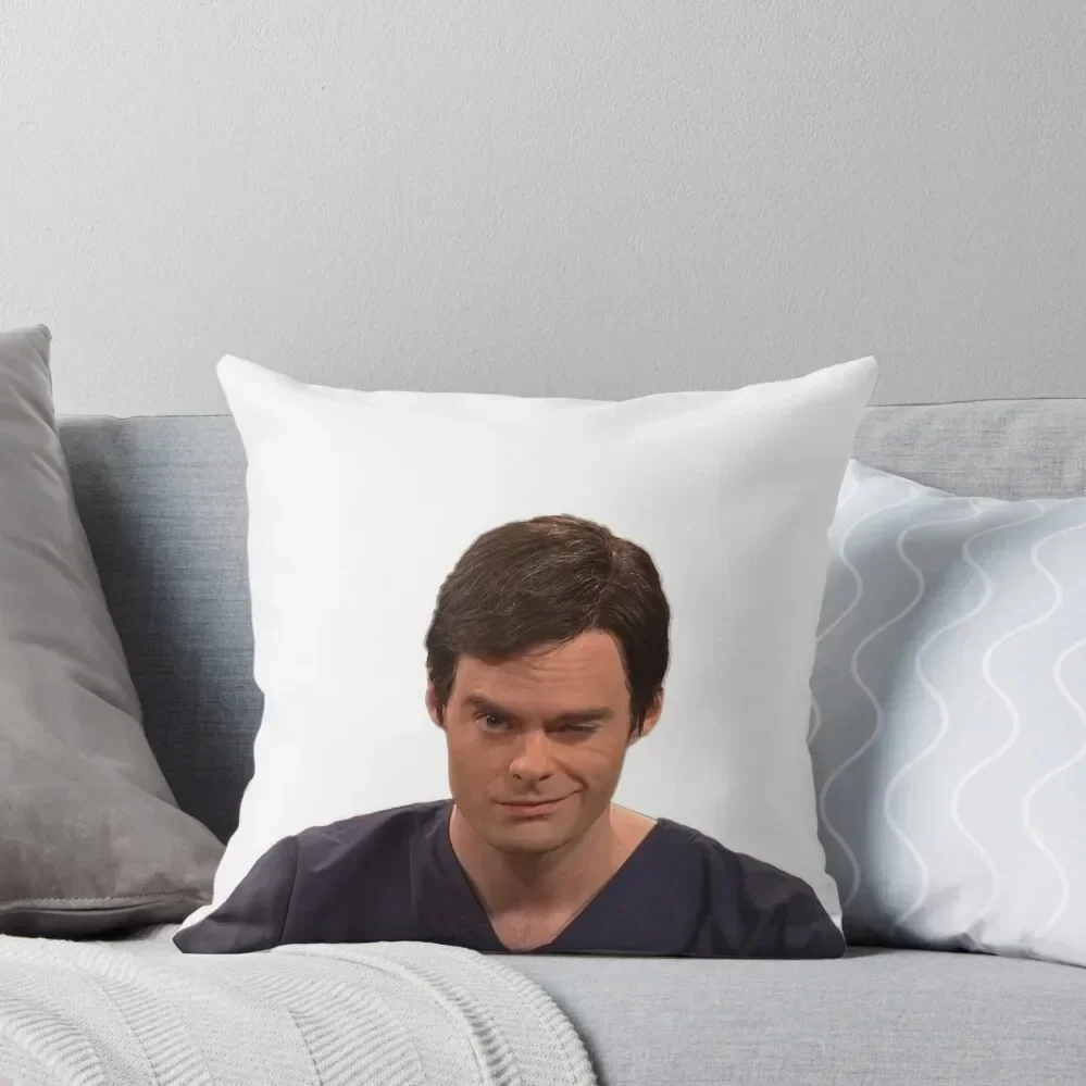 Bill Hader Wink Throw Pillow christmas cushions covers Decorative Cushion Cover pillow