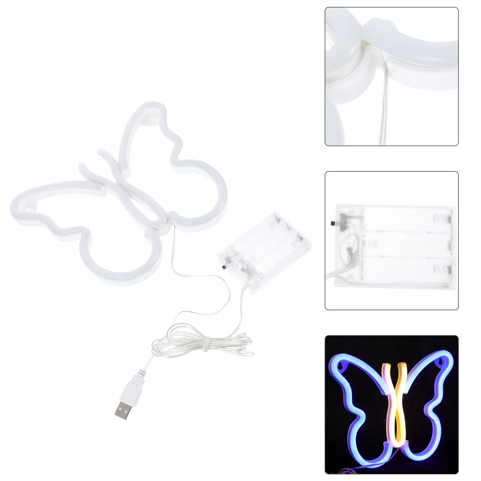 

Butterfly Room Decor LED Light Decoration Decorative Lamp Colorful