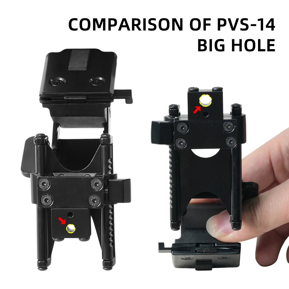 BOOIU Nuovo supporto PVS14: filettature preforate per un facile installazione |   Tattico, softair e paintball