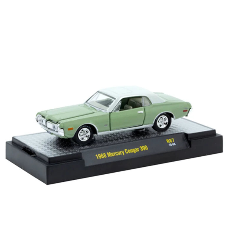 M2 1: 64 Scale 1968 Mercury Cougar 390 Alloy Car Model Collection Display Toy Gifts And Souvenirs