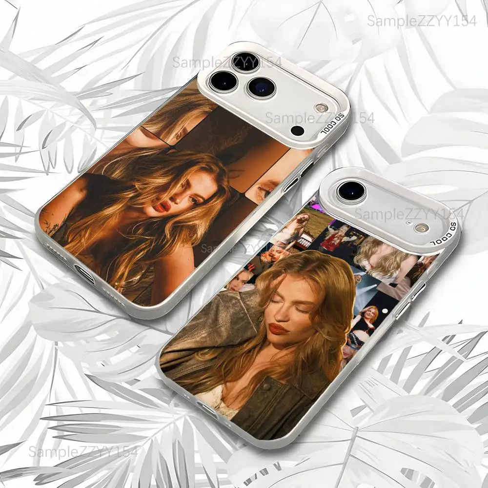 Funda de teléfono Luisa Sonza MOTINHA para iPhone 17,16,15,14,13,12,X,8,Pro,Max,Plus,E,SE4,Air,Mini blanco IMD mate