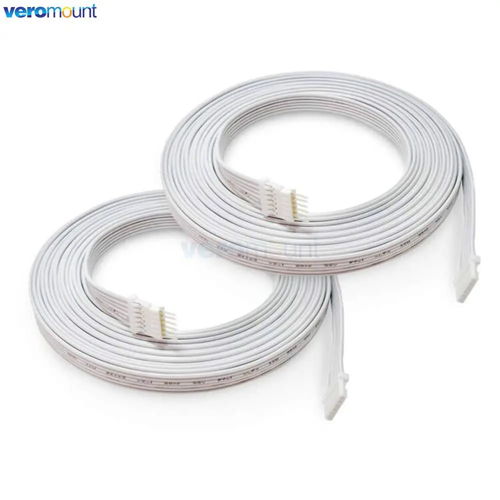 30cm 1m 2m 3m 5m Extension Cable Micro 6Pin Corner 1 to 2 Splitter Connector Wire Control Box Adapter for Hue Lightstrip Plus V4