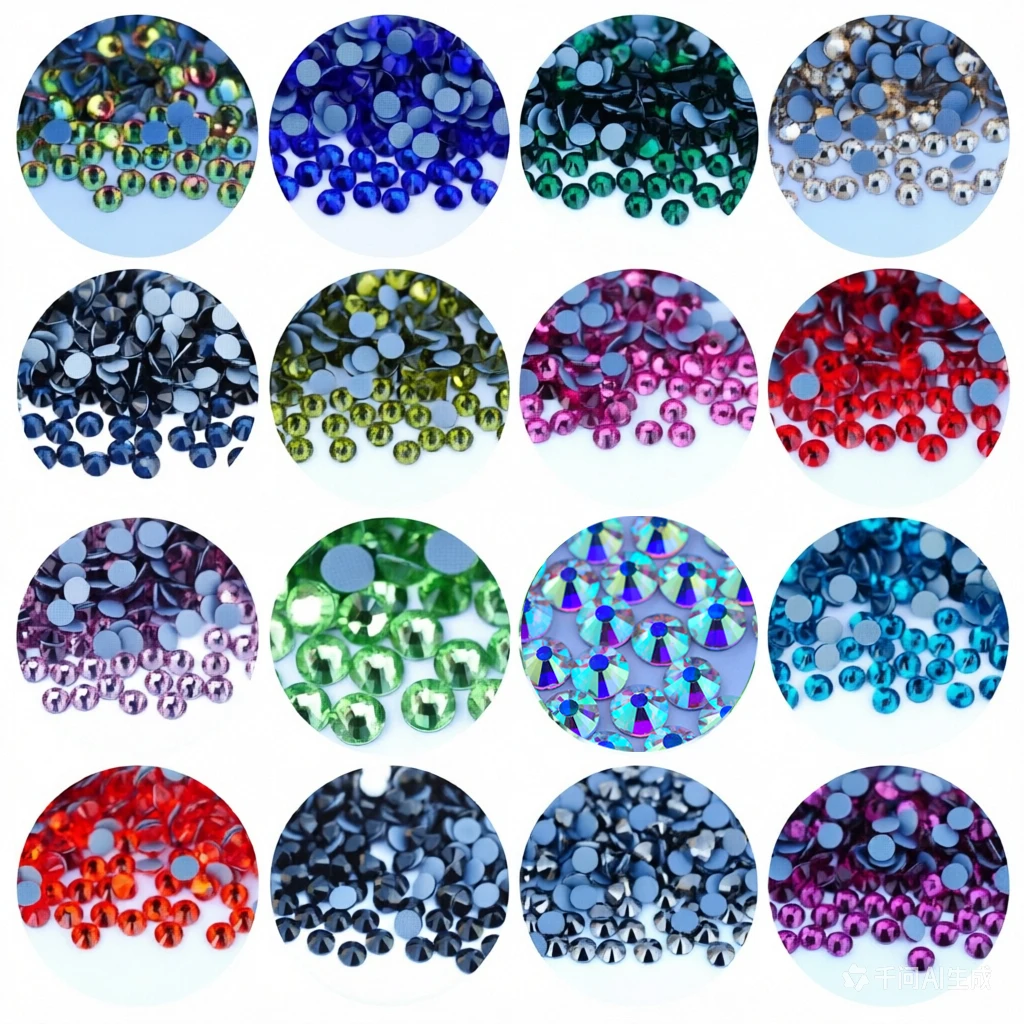 YANRUO 2058HF SS4-SS30 Hotfix Rhinestones Strass Crystals Rhinestones With Glue Sewing Beads Appliques On Shoes Bag