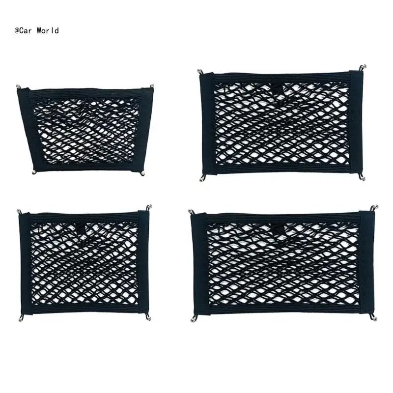 Convenient Motorcycle & Bike Storage Net Spacious Mesh Holder lastic Storage Ventilated Mesh Bag for Everyday Commuters 6XDB