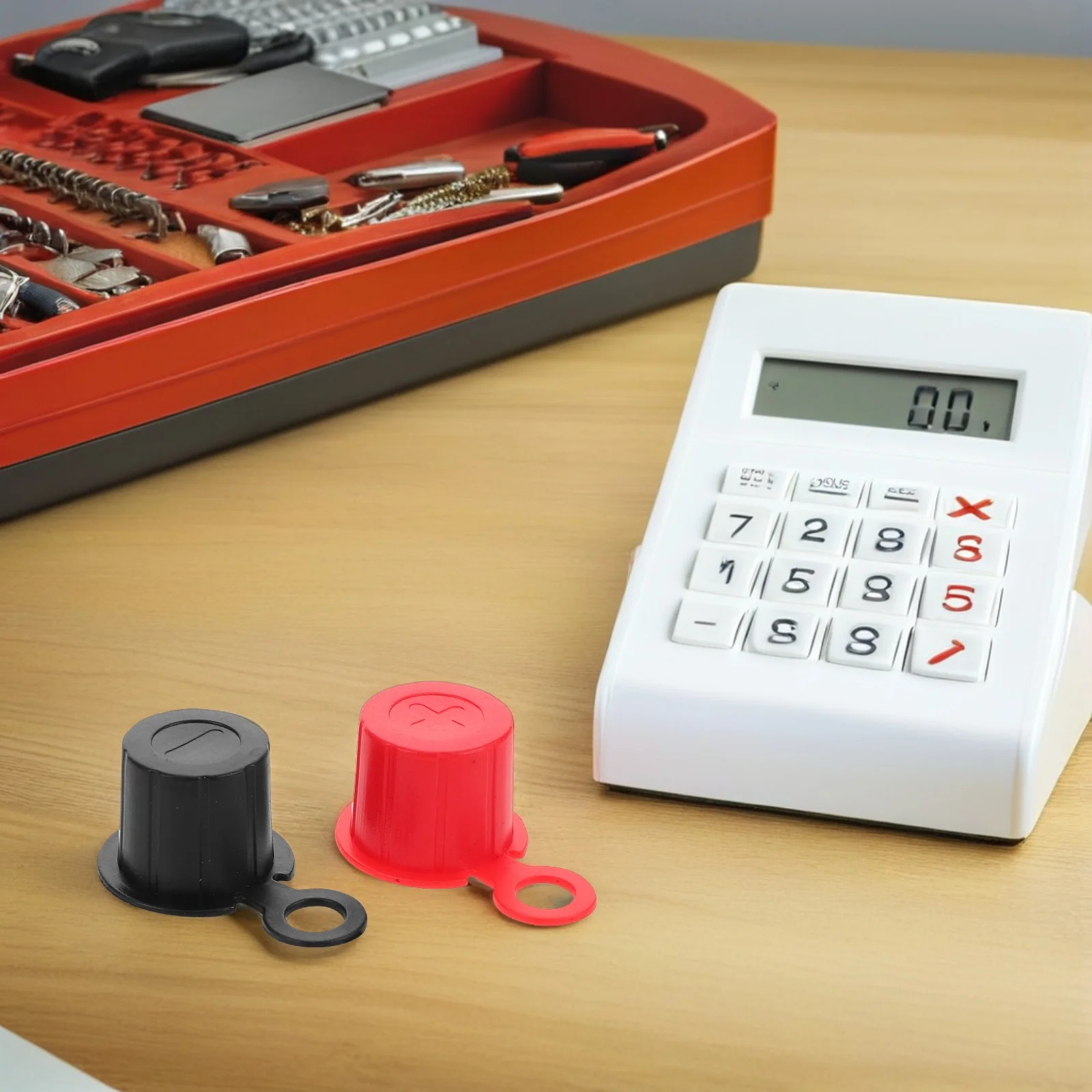 

Terminal Caps Insulated Car Post Covers Protective Auto Stud Cap For Truck Motorcycle Marine Positive