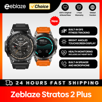 New Zeblaze Stratos 2 Plus GPS Smart Watch 1.43'' AMOLED Display Compass Barometric Altimeter Bluetooth Phone Calls Smartwatch