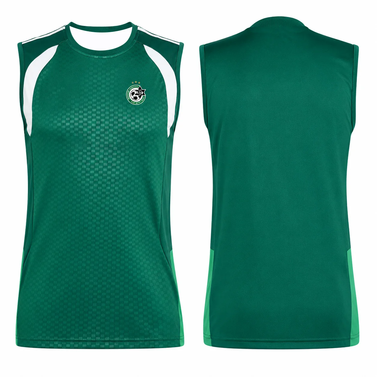 26/27 Herren Damen Kinder Maccabi Haifa FC Stil Fußballtrikot Ärmelloses Trainings-Top Fußballshirt Sport-Tanktop Fan-Bekleidung – Detail 2