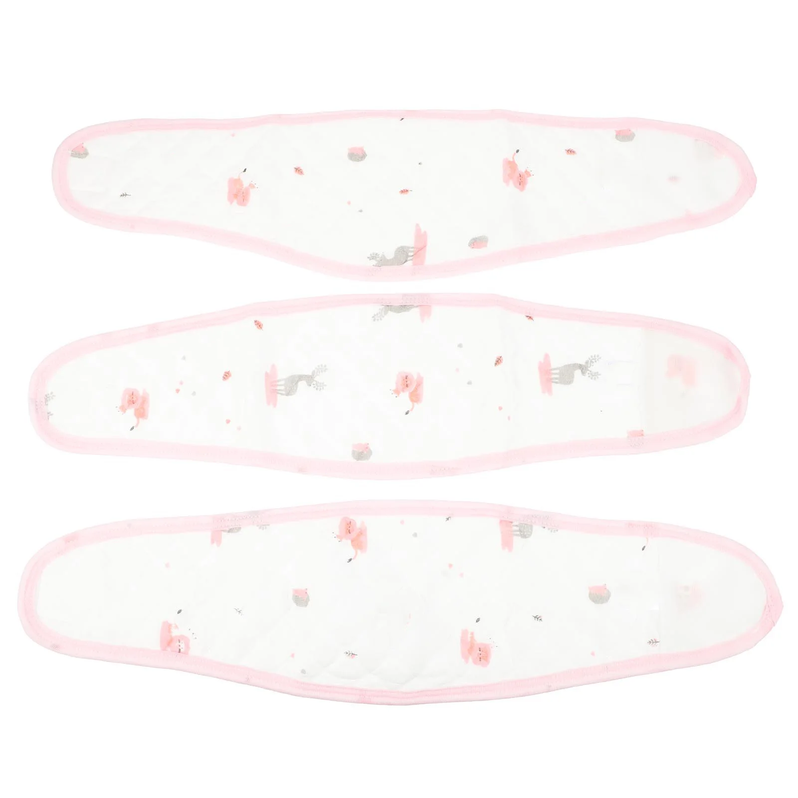 3 шт., хлопковые пояса для новорожденных с принтом, ремни для живота для новорожденных, теплый пояс для пупка для защиты живота для малышей в помещении и на открытом воздухе