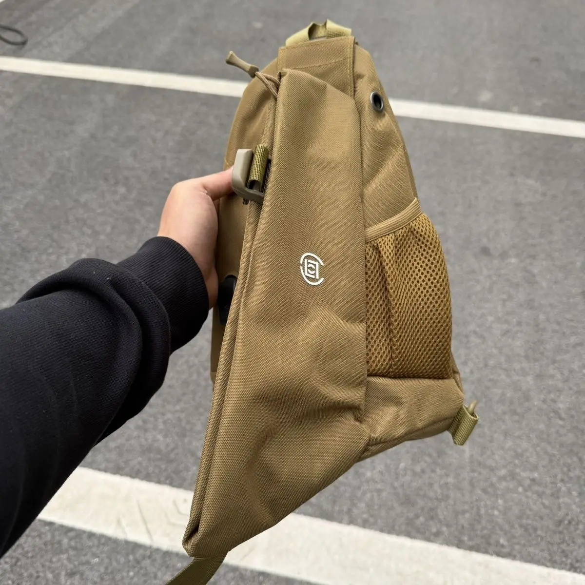 

Рюкзак CLOT с дизайном «Акульи плавники», камуфляжная сумка через плечо, холщовая повседневная сумка-мессенджер, унисекс, модный уличный стиль, городской рюкзак