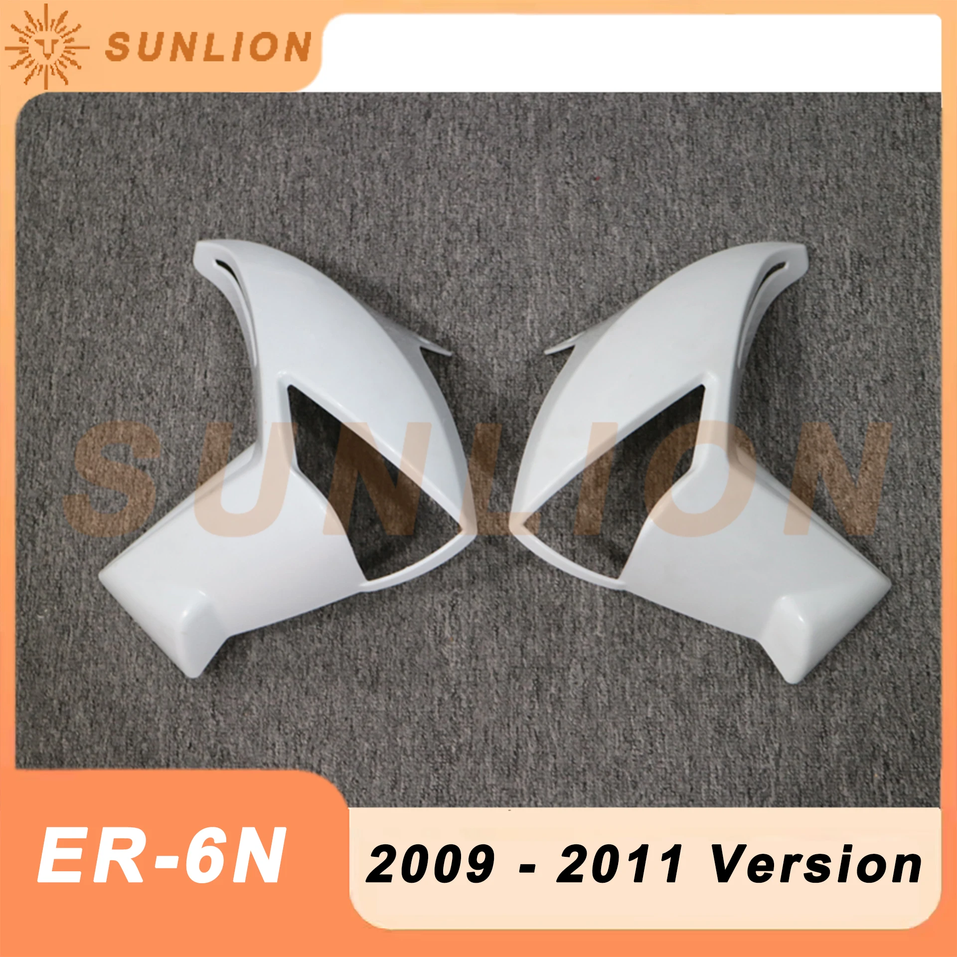 Motorcycle Full Body Kits Fairings For KAWASAKI ER-6N ER6N 2009 - 2011 Unpainted