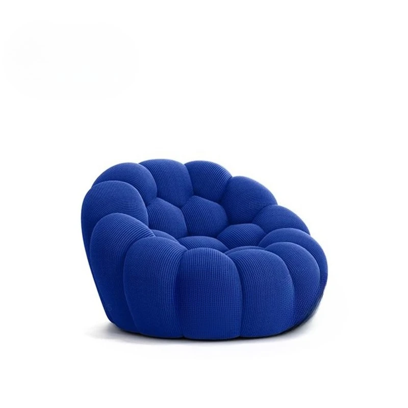 

Bubble foam cloud single fabric sofa
