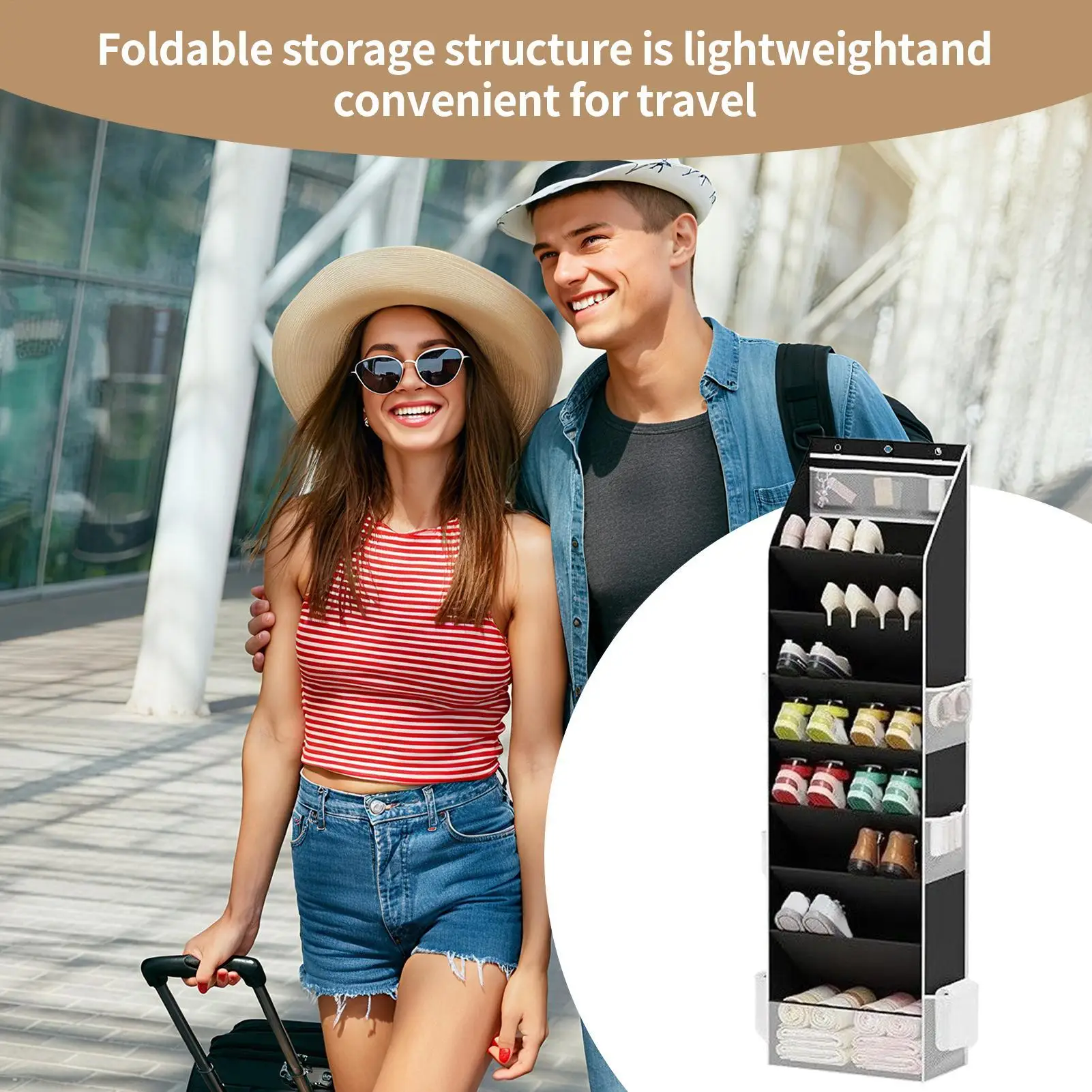 

Over Door Shoe Rack 8 Layer Rack Behind Door For 16-24 Shoes Closet Storage Holder For Home Entryway Bathroom Utility Room Dorm