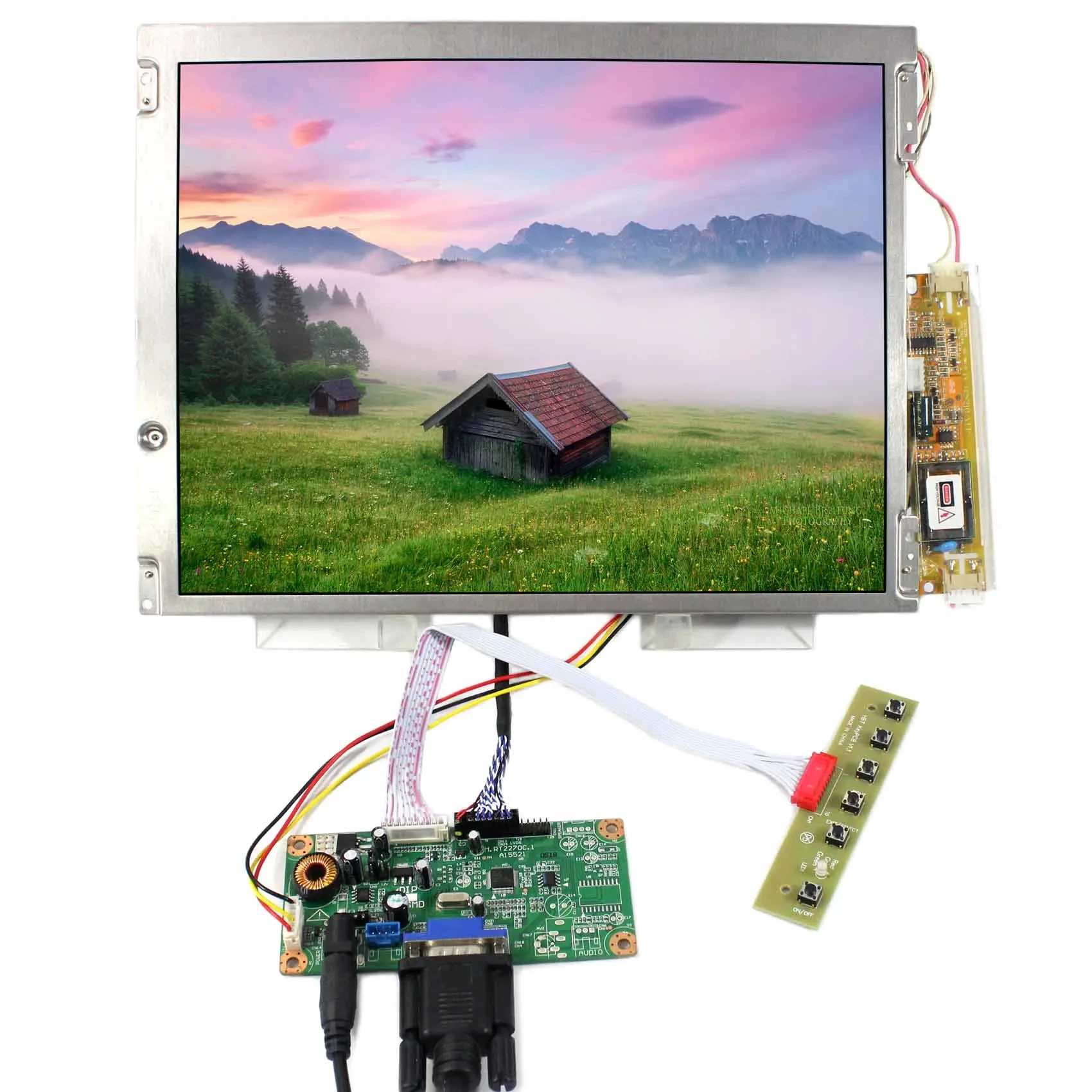 Placa do Controlador do Lcd de Vga Painel 121 ” Lq121s1lg45 Lq121s1lg55 800×600