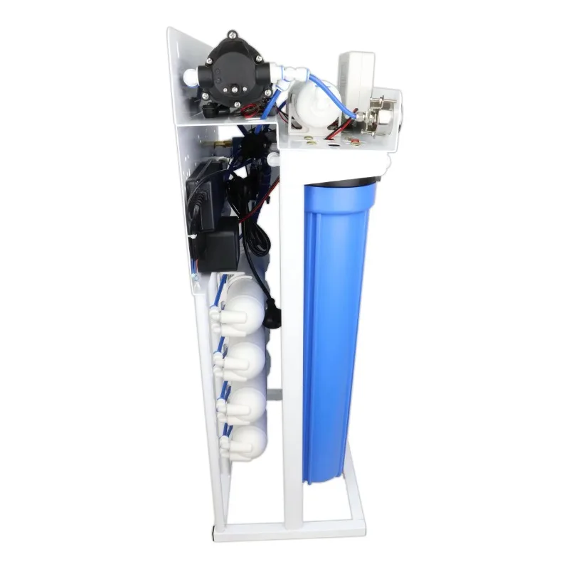 800GPD منقي مياه التناضح العكسي التجاري 120 LPH تطبيق فندقي كهربائي ذاتي التنظيف