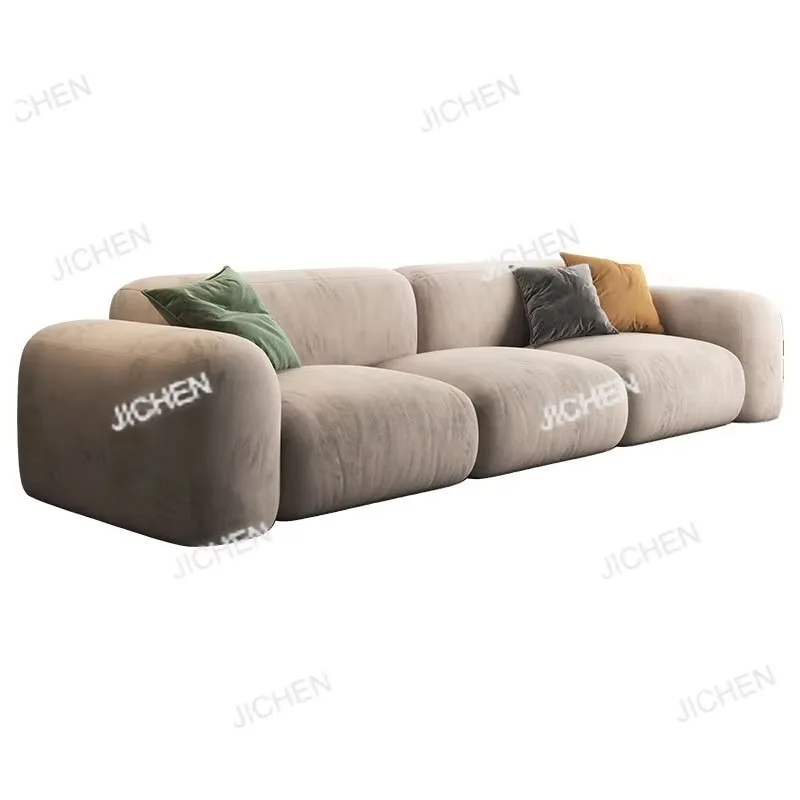 

Luxury L-shaped Living Room Sofa Furniture Floor Velvet 3-seat Modular Combination Sofa Sofa Set, Deposit