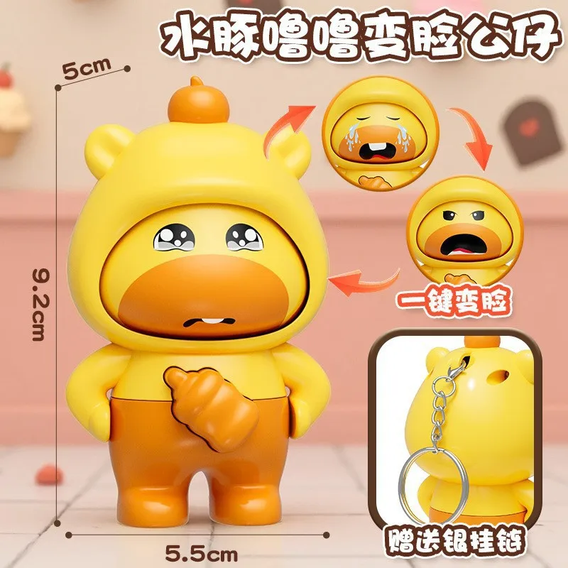 Capybara Lulu gezichtsveranderende speelgoedtij speel grappige cartoonpop