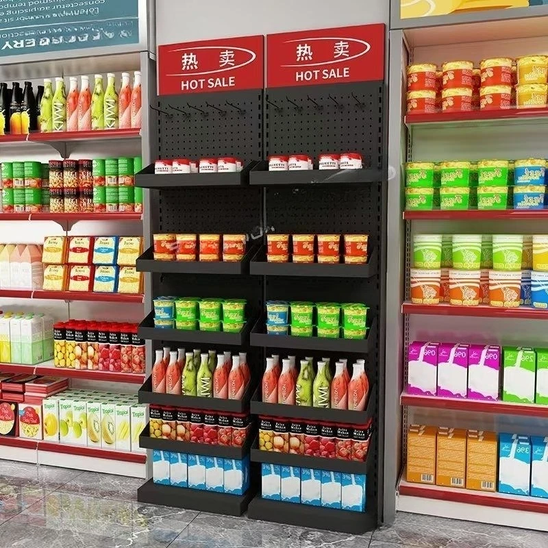 Supermarket snack small shelves, small commodity stationery store hook racks