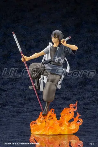 I lager Original KOTOBUKIYA ARTFX J Fire Force Shinmon Benimaru Anime Figur Modellleksaker 8 best sales Fire Force-figur - №6