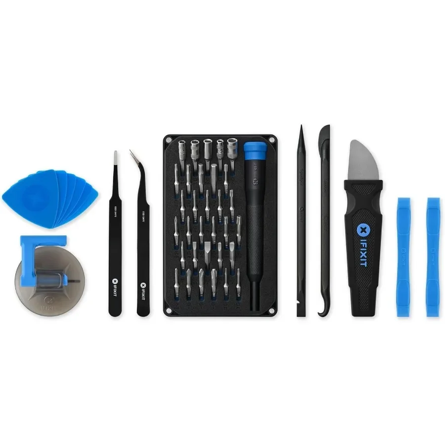 

Pro Tech Go Toolkit Portable Electronics Repair Set for OntheGo Device Repairs Compact MultiTool with Precision Screwdrivers Bi