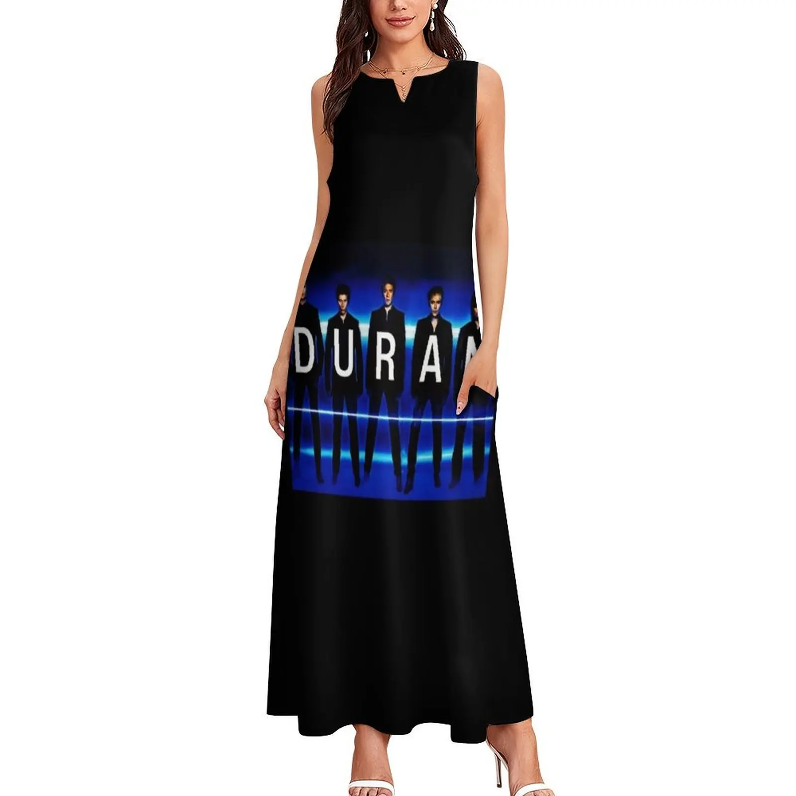 Art Duran Gudang Music Electronic Pop Rock Duran Garam Band Long Dress dress women elegant luxury sexy dress elegant