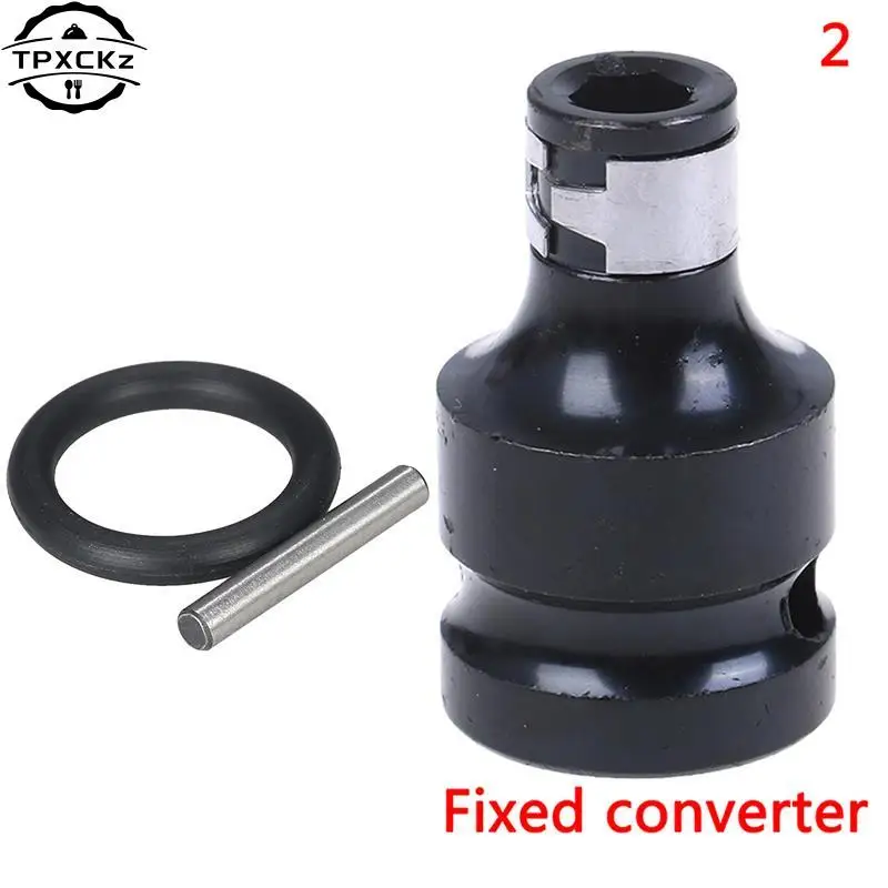 1Set Staal 1/2 "Vierkante Tot 1/4" Hex Ratel Dopsleutel Socket Adapter Spanner Set Drive Converter Impact tool Hot Koop