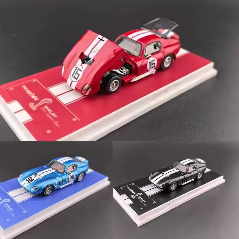 Fine Works64 1/64 Shelby Daytona Coupe Open Front and Rear Cover Alloy Car Model