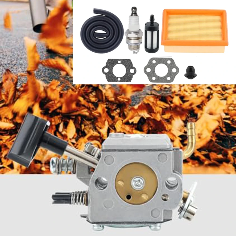 

For Outdoor Yard Work Carburetor Kit High-grade Steel Construction Optimized Fuel Flow Harsh Condition Resistant
