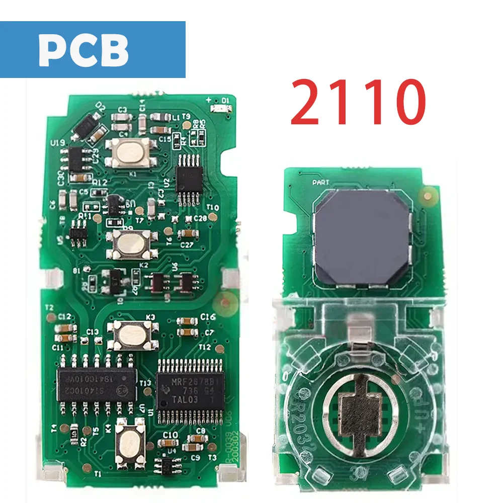 

2 Pcs/lot FCC: HYQ14FBA Board#: 2110 PCB FSK 315MHz Universal Remote Circuit Board 4 Buttons A8 Chip For Lexus NX300