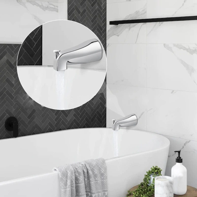 Desviador bañera funcional Fácil control del agua Instalación oculta Desviador bañera Accesorios baño versátiles y