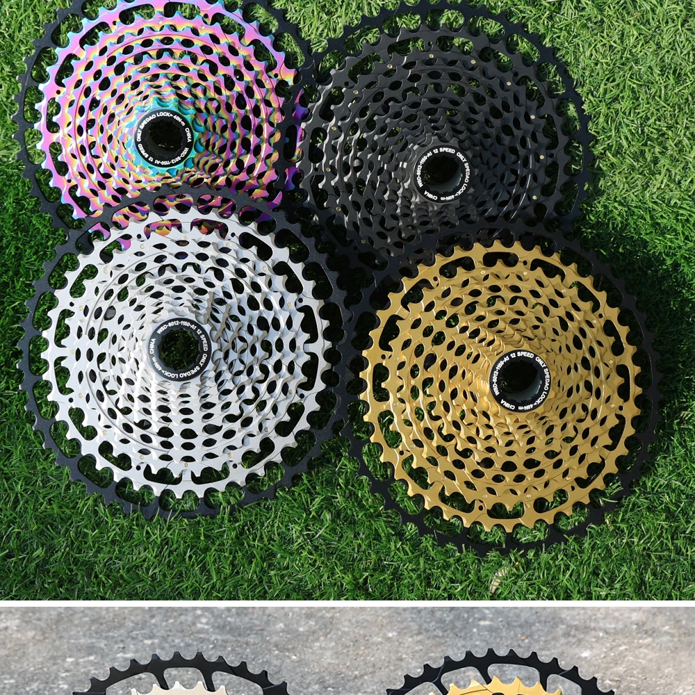 SPEDAO 12 Speed MTB Cassette 10-52T 10-50T 11-50T XD HG Freewheel Lightweight CNC K7 Sprocket Drivetrain Upgrade Bike Parts